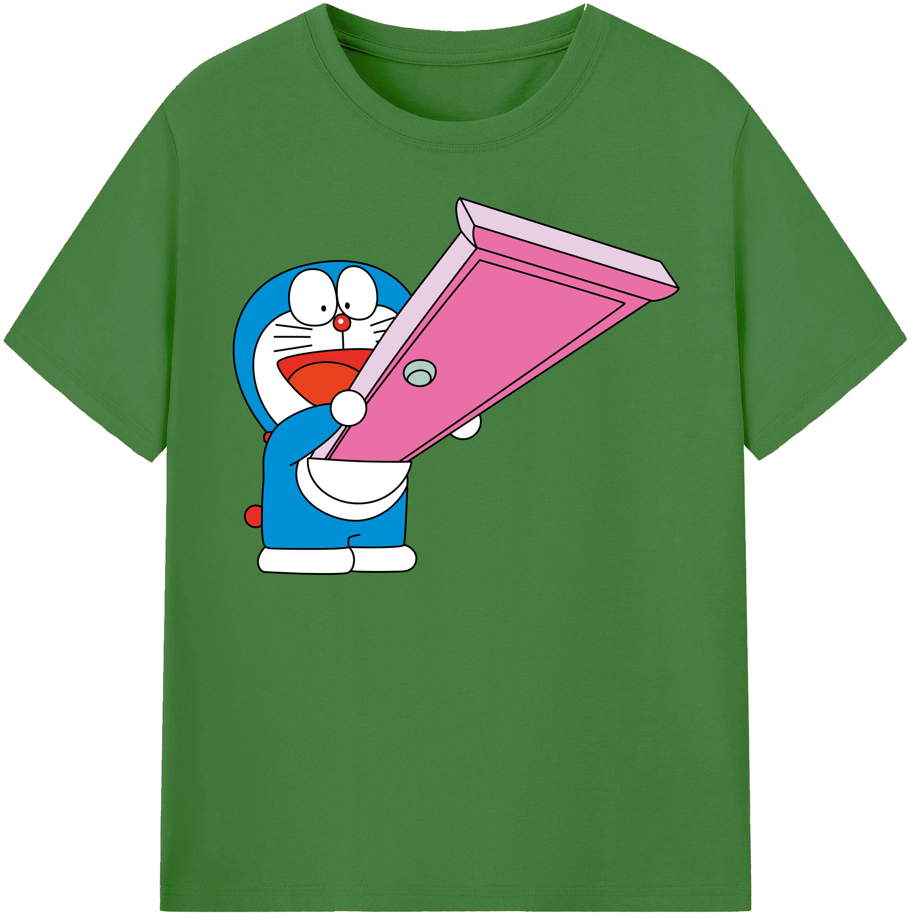 （画像用） ドラえもん Doraemon レディースカジュアルプリントTシャツ（綿100％）